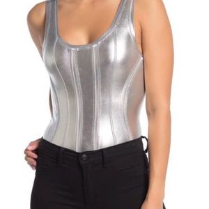 Good American Metallic bodysuit